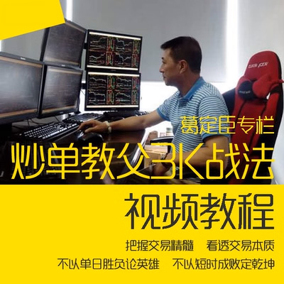 <h1>炒单教父葛定臣三根K线战法 期货内部高频培训视频教程</h1>