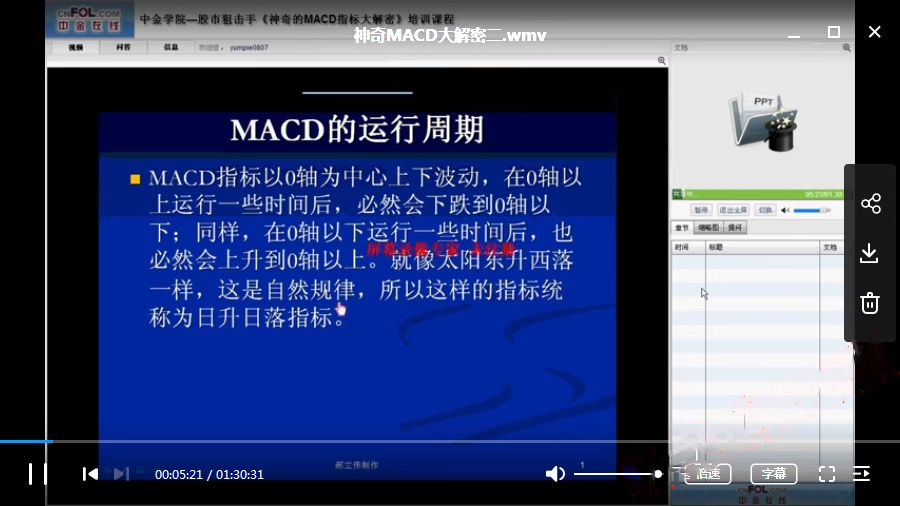 MACD指标大解密视频教学 顶背离底背离 适合期货股票外汇