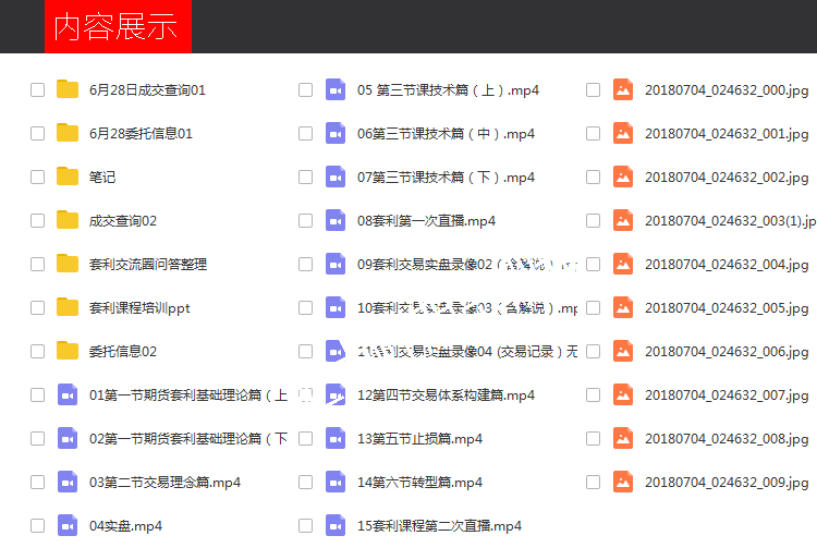 徐银勋期货对冲套利课程培训视频 实战交易实盘直播