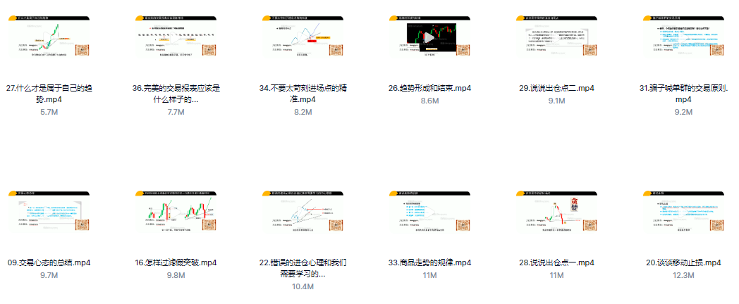 外汇黄金原油期货恒指零基础知识技术高手课程37节